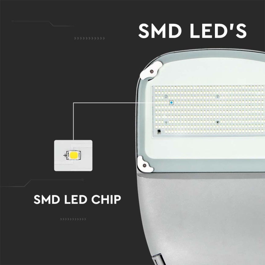 LED Вулична лампа з регулюванням яскравості на сонячній батареї SAMSUNG CHIP LED/50W/6,4V 6000K IP65 30000 mAh + пульт дистанційного керування