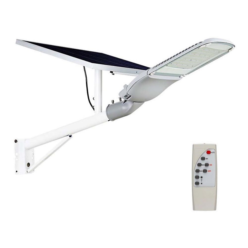 LED Вулична лампа з регулюванням яскравості на сонячній батареї SAMSUNG CHIP LED/50W/6,4V 6000K IP65 30000 mAh + пульт дистанційного керування