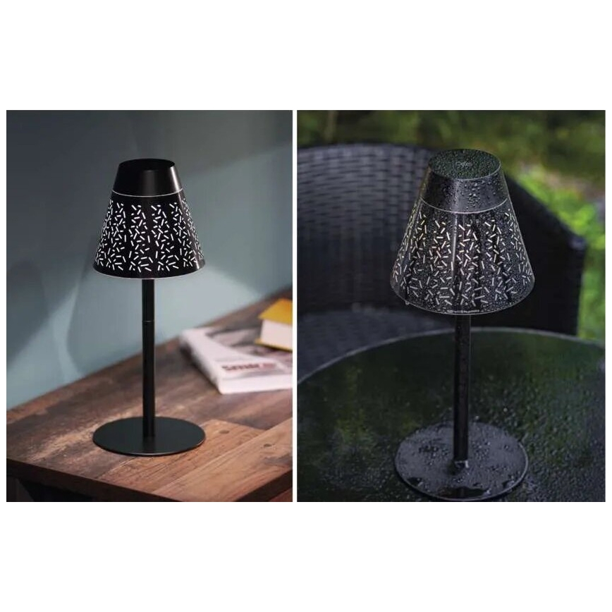 LED Вулична настільна акумуляторна лампа з регулюванням яскравості LED/4,2W/5V 2200mAh IP44