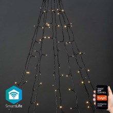 LED Вулична різдвяна гірлянда-штора 200xLED/8 функцій 10x2м IP65 Wi-Fi Tuya теплий білий