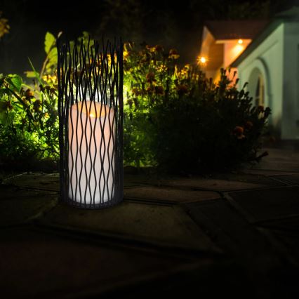 LED Вуличний декоративний світильник NYBORG LED/2xAA 35 см IP44 теплий білий