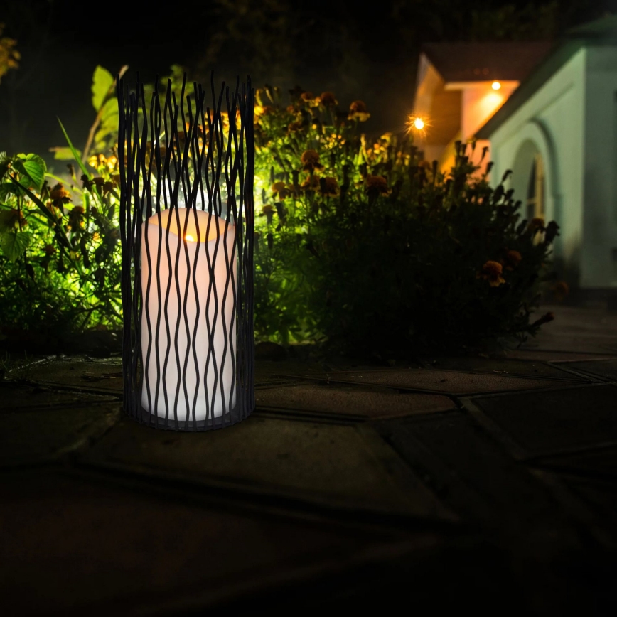 LED Вуличний декоративний світильник NYBORG LED/2xAA 35 см IP44 теплий білий