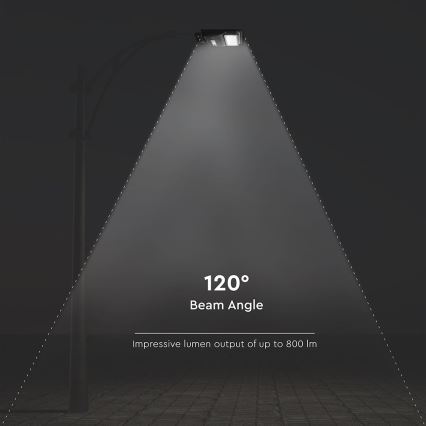 LED Вуличний ліхтар з датчиком руху і освітленості з регулюванням яскравості на сонячній батареї LED/6W/3,2V 6000K IP65 5000 mAh чорний + пульт дистанційного керування