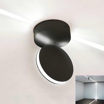 LED Вуличний настінний гнучкий світильник LED/7W/230V 3000K IP65 чорний