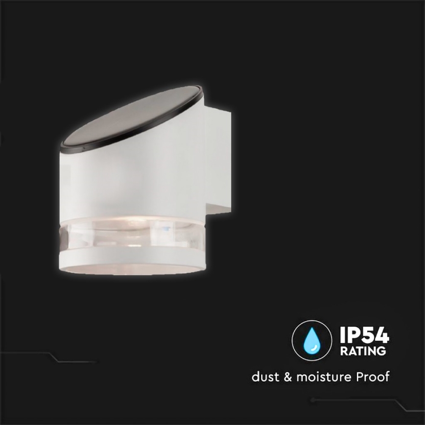LED Вуличний настінний світильник на сонячній батареї LED/1W/3,7V 3000K IP54 білий