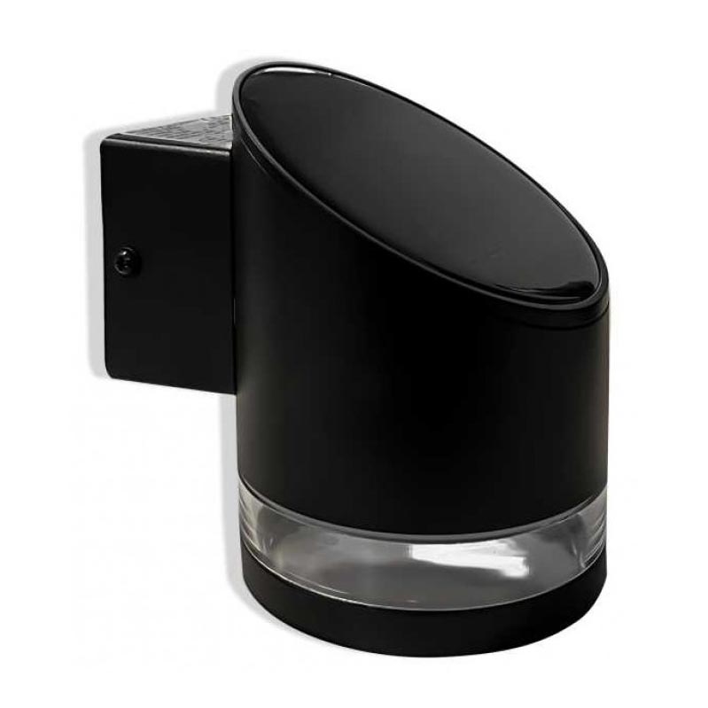 LED Вуличний настінний світильник на сонячній батареї LED/1W/3,7V 3000K IP54 чорний