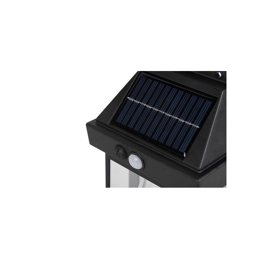 LED Вуличний настінний світильник на сонячній батареї з датчиком LED/1W/230V 1200 mAh IP65