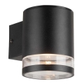 LED Вуличний настінний світильник на сонячній батареї з датчиком LED/1W/3,7V 3000K IP54 чорний