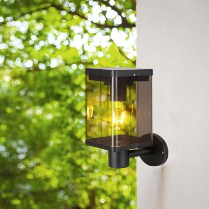 LED Вуличний настінний світильник на сонячній батареї з датчиком LED/2,5W/3,7V 3000K IP54