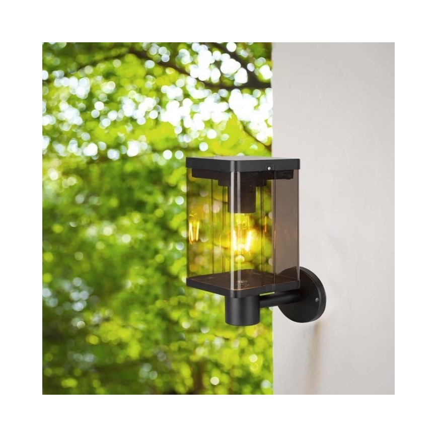 LED Вуличний настінний світильник на сонячній батареї з датчиком LED/2,5W/3,7V 3000K IP54
