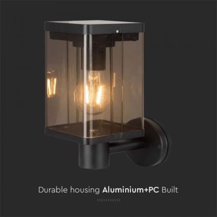 LED Вуличний настінний світильник на сонячній батареї з датчиком LED/2,5W/3,7V 3000K IP54