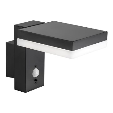 LED Вуличний настінний світильник на сонячній батареї з датчиком LED/5,5W/3,7V 3000K IP54
