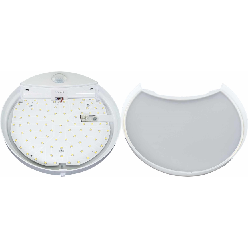 LED Вуличний настінний світильник з датчиком HIBIS LED/15W/230V IP44