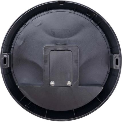 LED Вуличний настінний світильник з датчиком LED/12W/230V 3000/4000/6500K IP65 чорний
