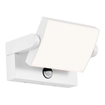 LED Вуличний настінний світильник з датчиком LED/17W/230V 4000K IP65 білий