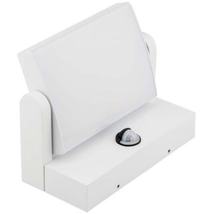 LED Вуличний настінний світильник з датчиком LED/17W/230V 4000K IP65 білий