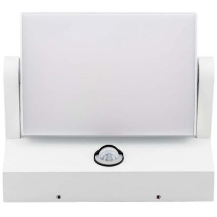 LED Вуличний настінний світильник з датчиком LED/17W/230V 4000K IP65 білий