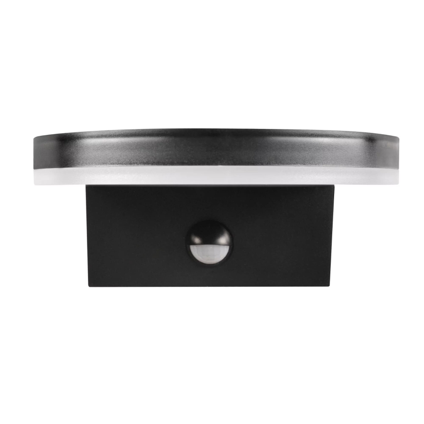 LED Вуличний настінний світильник з датчиком TESA LED/10W/230V IP54 чорний