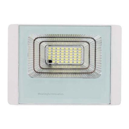 LED Вуличний прожектор на сонячній батареї LED/12W/3,2V IP65 4000K 5000 mAh + пульт дистанційного керування