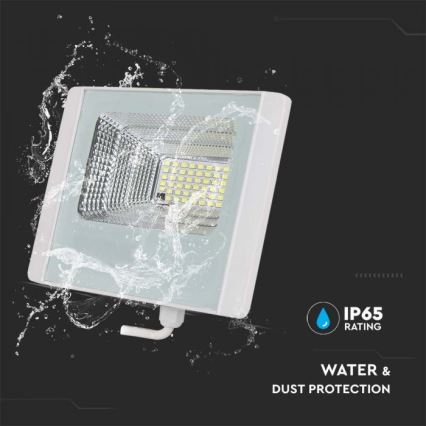 LED Вуличний прожектор на сонячній батареї LED/20W/3,2V IP65 4000K 20000 mAh + пульт дистанційного керування