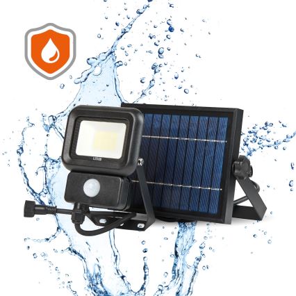 LED Вуличний прожектор на сонячній батареї з датчиком LED/10W/3,7V 6500K IP65