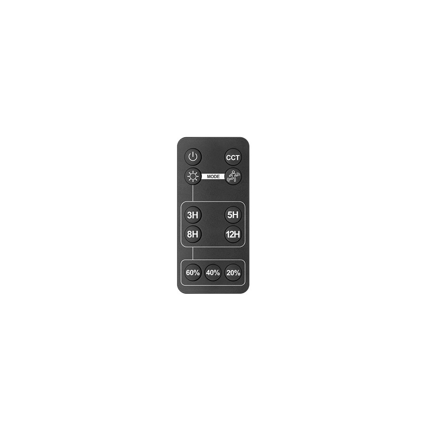 LED Вуличний прожектор на сонячній батареї з датчиком LED/30W/6,4V IP65 3000/4000K + пульт дистанційного керування