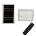LED Вуличний  прожектор на сонячній батареї з регулюванням яскравості LED/15W/3,2V IP65 6400K білий + пульт дистанційного керування