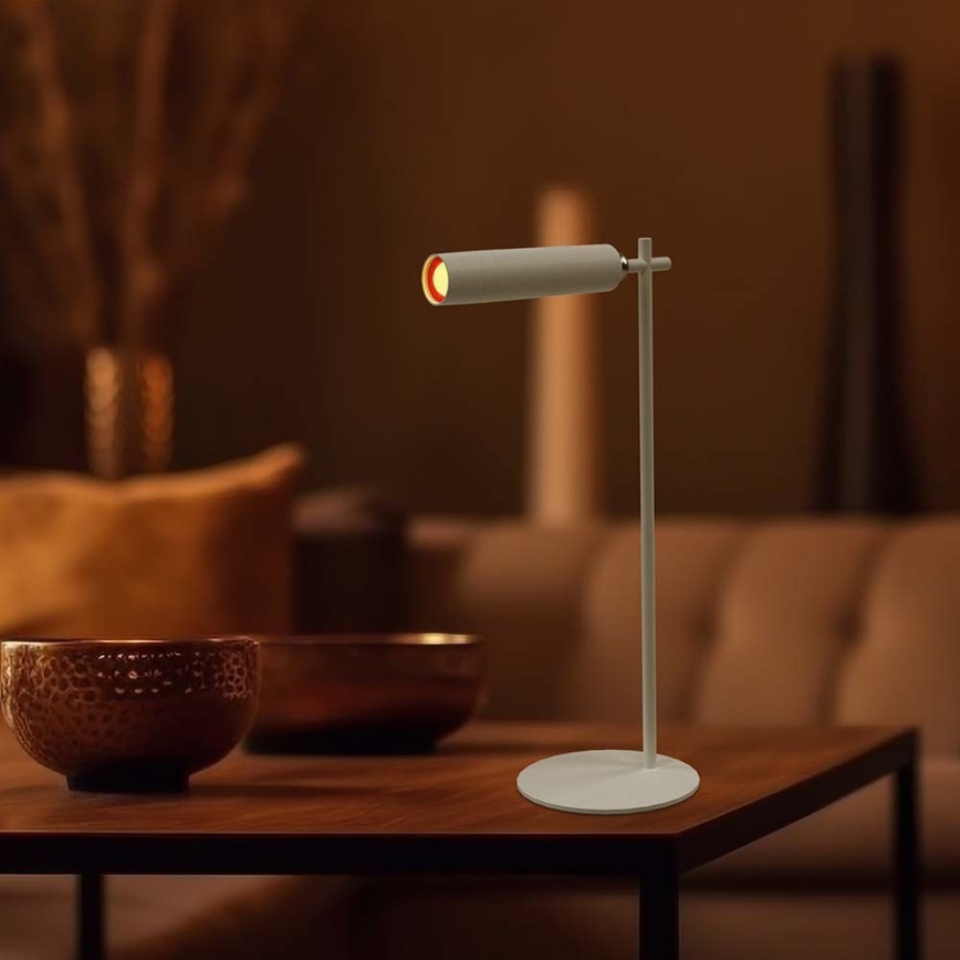 LED з регулюванням яскравості магнітна акумуляторна настільна лампа 3в1 LED/3W/5V 4000K 1500 mAh білий