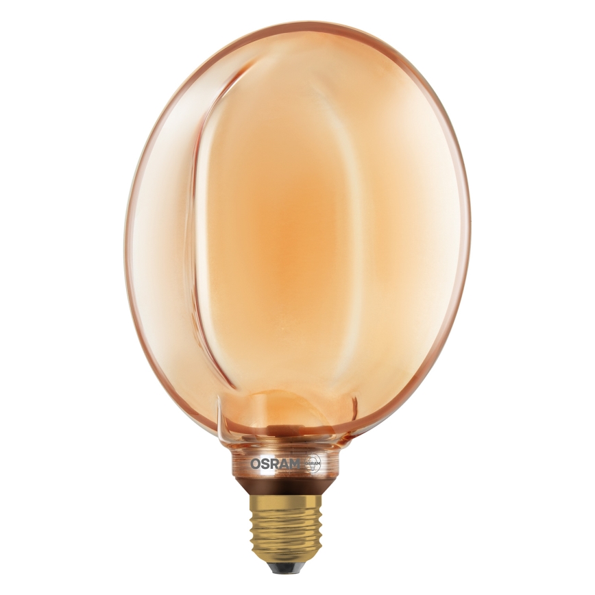 LED затемнювана лампа VINTAGE E27/4W/230V 1800K золотиста - Osram