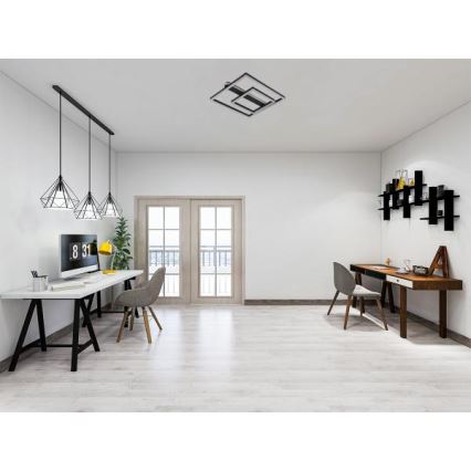 LED затемнюваний стельовий світильник LED/95W/230V 3000-6500K + пульт дистанційного керування