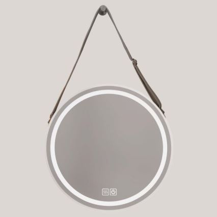 Светодиодное регулируемое зеркало для ванной с подогревом и подсветкой LED/20W/230V 4000K IP44