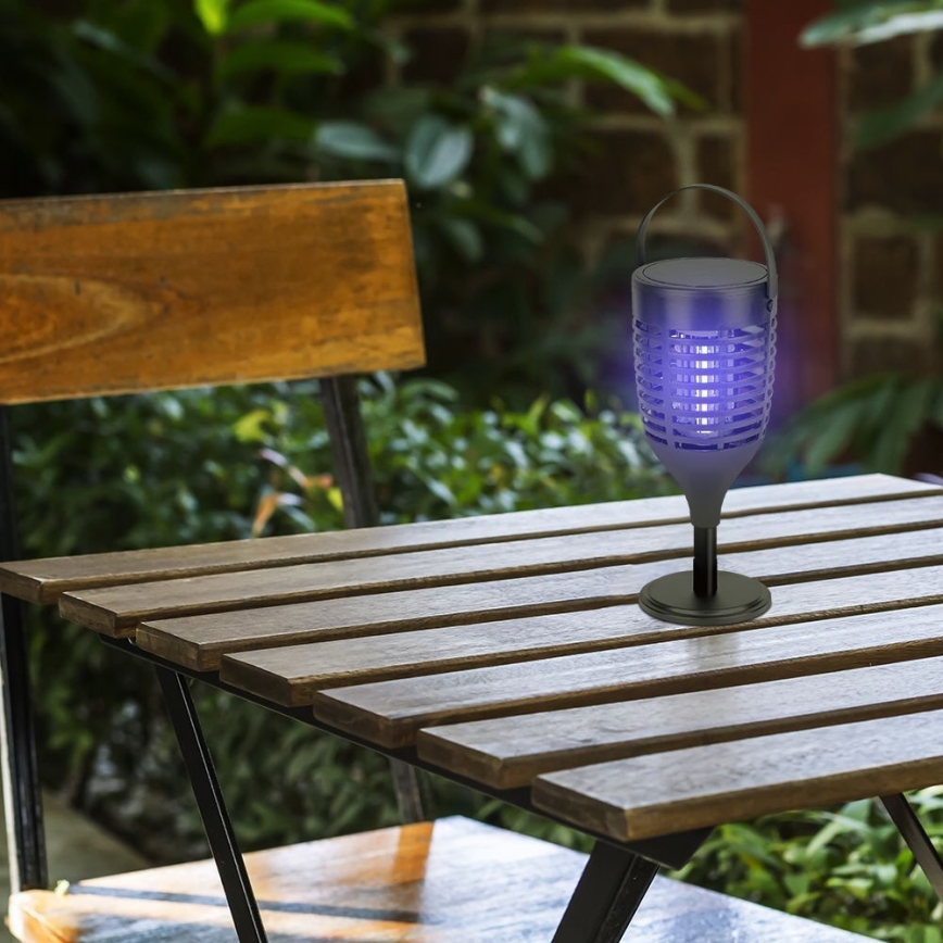 LED Знищувач комах на сонячній батареї 3в1 LED/1,3W/3,7V IP24 20 матовий