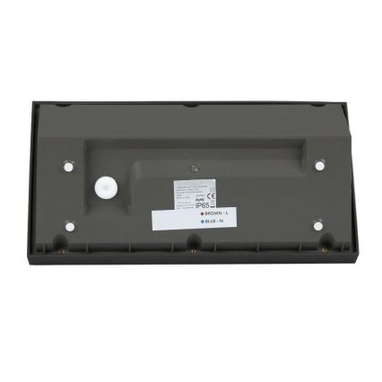 Світильник зовнішній настінний LED/20W/230V 6400K IP65 чорний
