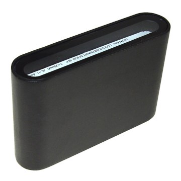 LED Зовнішній настінний світильник FLOW LED/3W/230V IP54 чорний