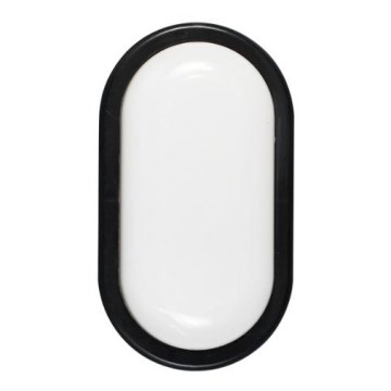 LED зовнішній настінний світильник LED/6W/230V IP54 чорний