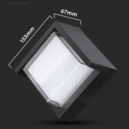 LED Зовнішній настінний світильник LED/7W/230V 3000K IP65