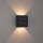 LED зовнішній настінний світильник LUXLINE 6W/230V 3000K IP54 чорний