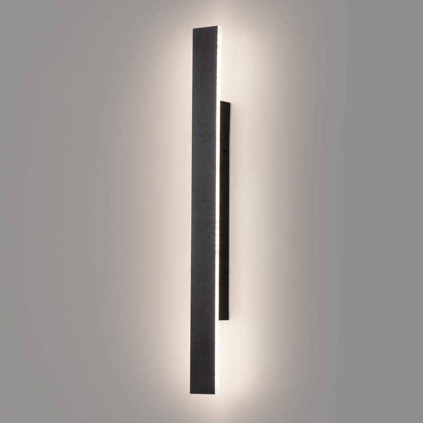 LED зовнішній настінний світильник WOW LED/11 Вт/230 В 3000/4000/6000 К 60 см IP54 чорний