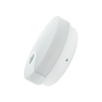 LED зовнішній настінний світильник з датчиком руху LED/18W/230V IP44 білий