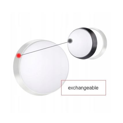 Світильник зовнішній настінний LED з датчиком LED/15Вт/230В 4000К IP65