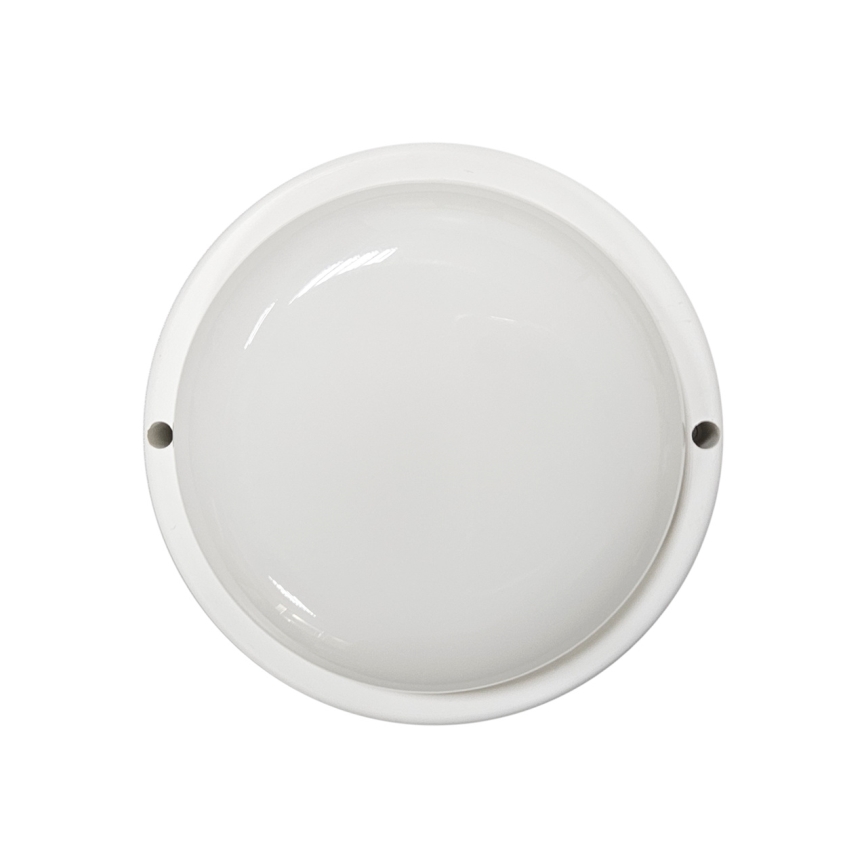 LED зовнішній стельовий світильник LED/8W/230V 4200K діам. 14 cm IP64 білий