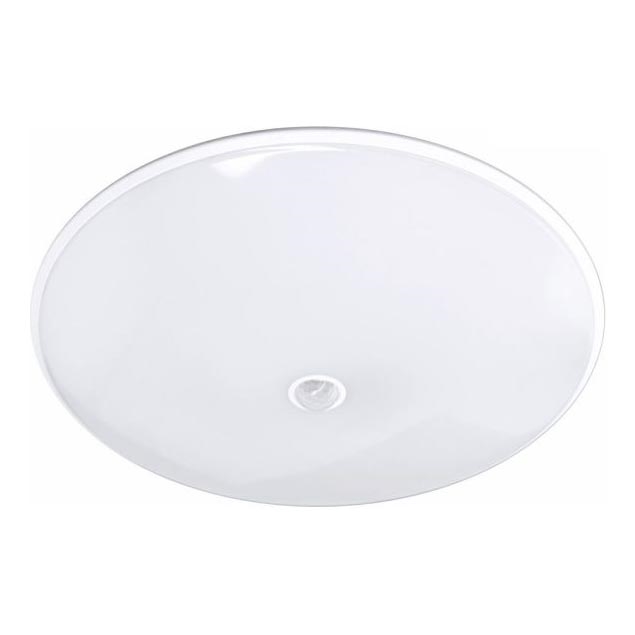 LED зовнішній стельовий світильник VISTA з датчиком, LED/15W/230V, діаметр 26 см, IP54, білий