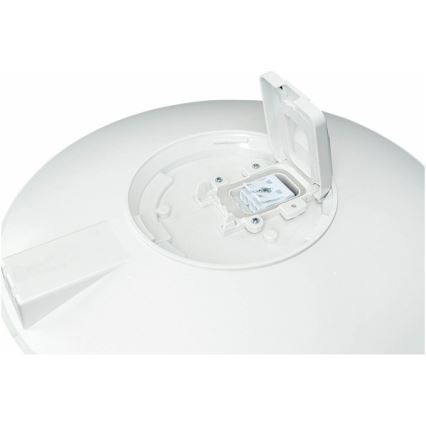 LED зовнішній стельовий світильник VISTA з датчиком, LED/15W/230V, діаметр 26 см, IP54, білий