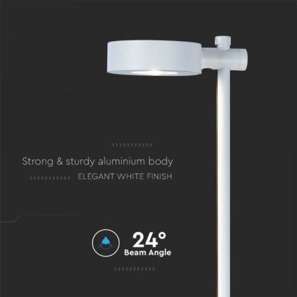 LED зовнішній світильник LED/7W/230V 3000K IP65 білий
