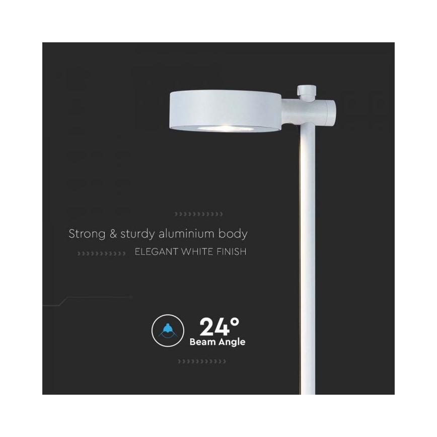 LED зовнішній світильник LED/7W/230V 3000K IP65 білий