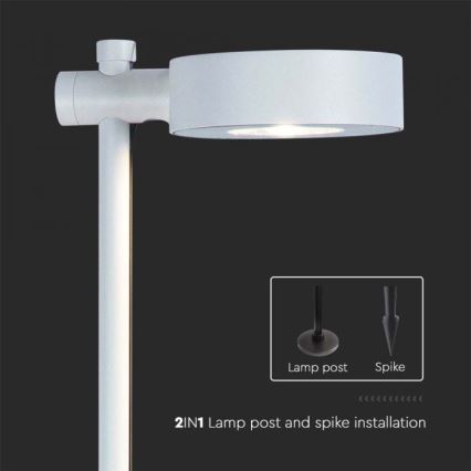 LED зовнішній світильник LED/7W/230V 3000K IP65 білий