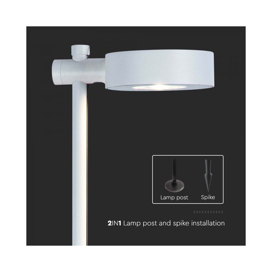 LED зовнішній світильник LED/7W/230V 4000K IP65 білий