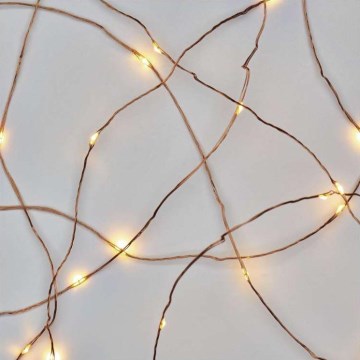 LED зовнішня гірлянда 100xLED/15m IP44 теплий білий