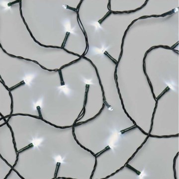 LED  зовнішня гірлянда 80xLED/13m IP44 холодне біле