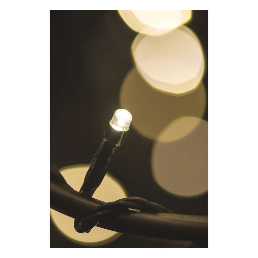 LED  зовнішня гірлянда 80xLED/13m IP44 тепле біле світло